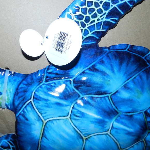 🆕Chesapeake Bay Blue Ocean Metal Coastal Art Sea Turtle Wall Sculpture NWT! - Picture 5 of 8